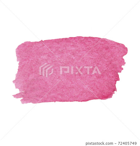 pink watercolor brushstroke. hand-drawn watercolor texture pink watercolor brushstroke. hand-drawn watercolor texture 72405749