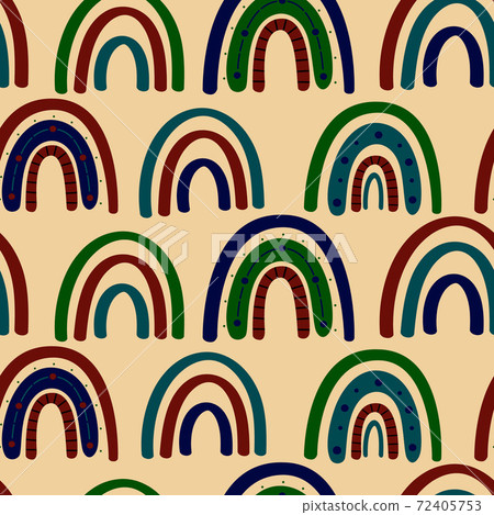 Rainbow in trendy warm Golden, brown, yellow tones Rainbow in trendy warm Golden, brown, yellow tones 72405753