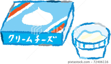 Handwritten cream cheese 72406116