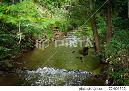 Natural waterfall Natural waterfall 72406512