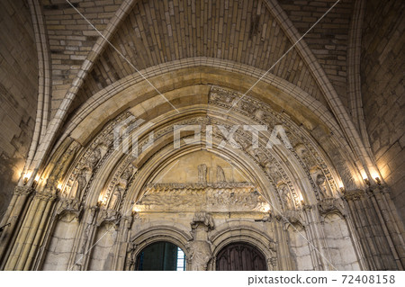Papal palace in Avignon, France 72408158