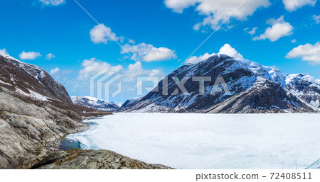 Nigardsbreen glacier in Norway Nigardsbreen glacier in Norway 72408511