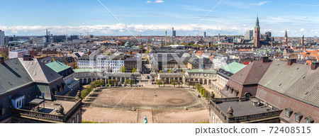 Aerial view of Copenhagen Aerial view of Copenhagen 72408515