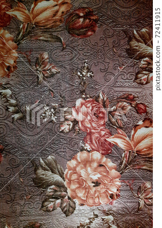 Floral Design of Printed Fabric Floral Design of Printed Fabric 72411915