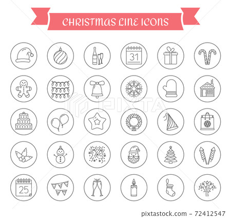 30 Christmas Icons 30 Christmas Icons 72412547