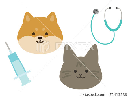 動物醫院插圖素材集 動物醫院插圖素材集 72413388