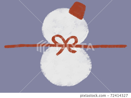 時尚的雪人普通托托紙/掛紙 72414327
