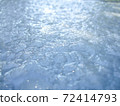 Melting snow 72414793