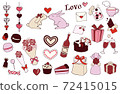 Valentine material set 72415015