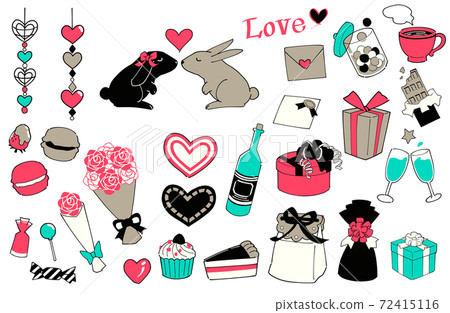 Valentine material set 72415116