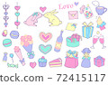 Valentine material set 72415117