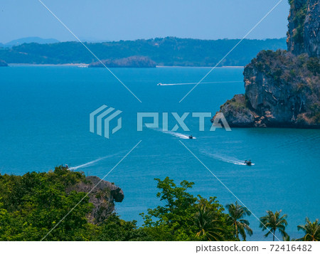 Tonsai Beach seen from the observatory (Railay, Krabi Province, Kingdom of Thailand) Tonsai Beach seen from the observatory (Railay, Krabi Province, Kingdom of Thailand) 72416482