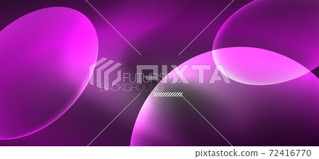 Neon ellipses abstract backgrounds. Shiny bright round shapes glowing in the dark. Vector futuristic illustrations for covers, banners, flyers and posters and other Neon ellipses abstract backgrounds. Shiny bright round shapes glowing in the dark. Vector futuristic illustrations for covers, banners, flyers and posters and other 72416770