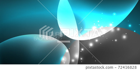 Neon ellipses abstract backgrounds. Shiny bright round shapes glowing in the dark. Vector futuristic illustrations for covers, banners, flyers and posters and other Neon ellipses abstract backgrounds. Shiny bright round shapes glowing in the dark. Vector futuristic illustrations for covers, banners, flyers and posters and other 72416828
