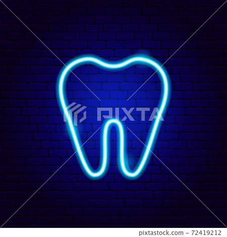 Tooth Neon Sign 72419212