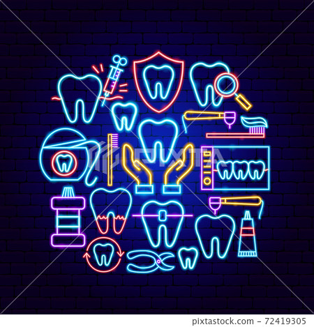 Dental Neon Concept 72419305