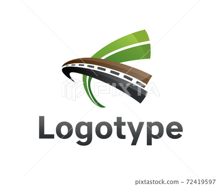 Logotype transportation,road. Logotype transportation,road. 72419597