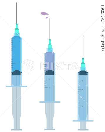 Simple syringe illustration set 72420501