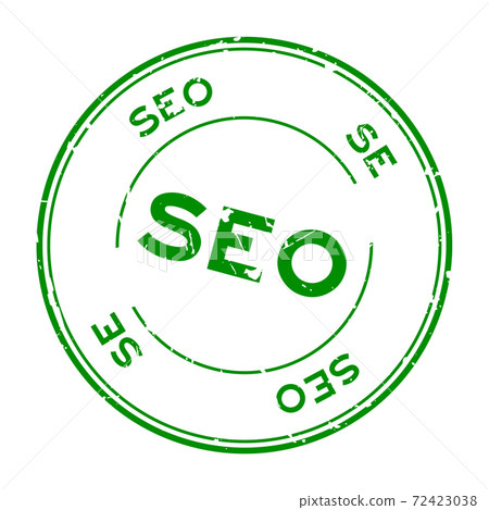 Grunge green SEO (Abbreviation of search engine optimization) word round rubber seal stamp on white background Grunge green SEO (Abbreviation of search engine optimization) word round rubber seal stamp on white background 72423038