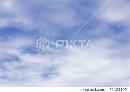 Clear blue color sky with white cloud background Clear blue color sky with white cloud background 72423105