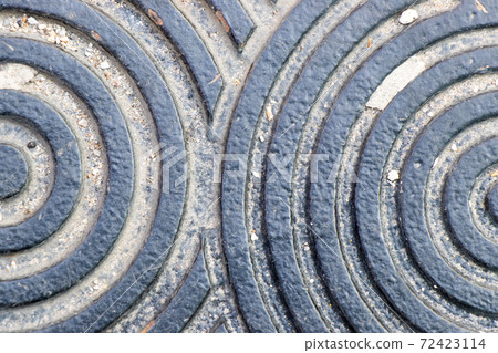 Black color of overlap circle shape textured background Black color of overlap circle shape textured background 72423114