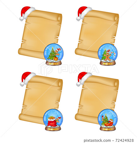 Download Santa Christmas Parchment Royalty-Free Stock Illustration