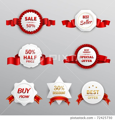 Red Paper Sale Labels Red Paper Sale Labels 72425730