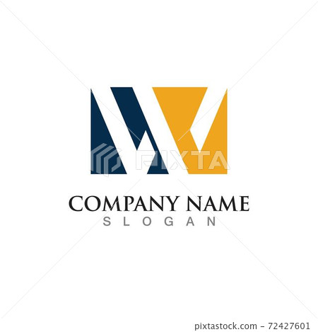 W Letter Logo Template 72427601