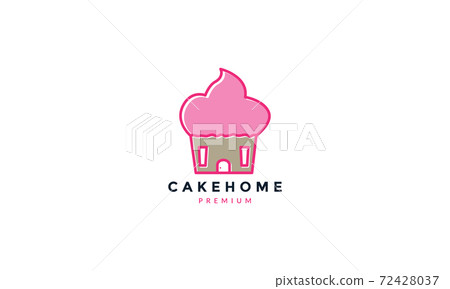 home house with cake colorful logo vector icon illustration design home house with cake colorful logo vector icon illustration design 72428037