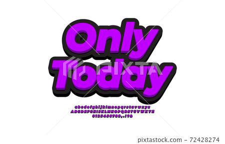 purple with black 3d text effect template purple with black 3d text effect template 72428274