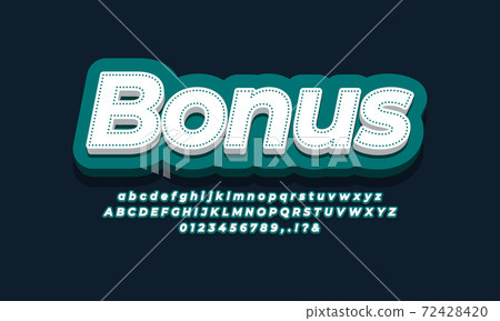 Bonus Sale discount promotion 3d green template 72428420