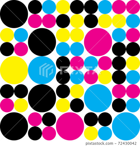 Abstract dotted CMYK background pattern Abstract dotted CMYK background pattern 72430042