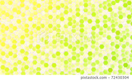 Yellow and green hexagonal prisms pattern, abstract 3D rendering Yellow and green hexagonal prisms pattern, abstract 3D rendering 72430304