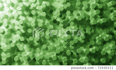 Green hexagonal bars pattern, abstract 3D rendering Green hexagonal bars pattern, abstract 3D rendering 72430311