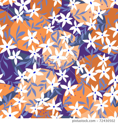 Nature background. seamless pattern with daisies Nature background. seamless pattern with daisies 72430502