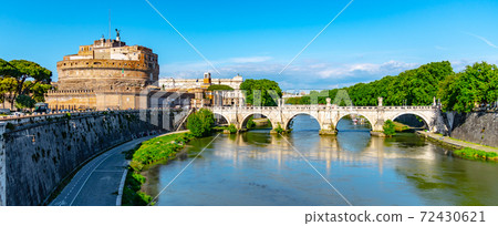 Castel Sant Angelo and Ponte Sant Angelo Castel Sant Angelo and Ponte Sant Angelo 72430621