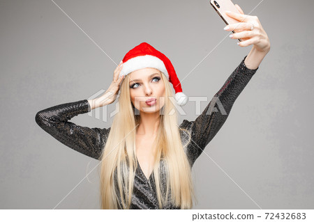 portrait of pretty young woman with long hair portrait of pretty young woman with long hair 72432683