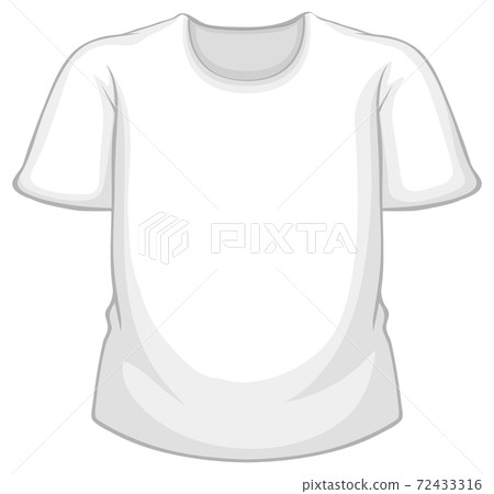 Blank white t-shirt isolated on transparent background 72433316