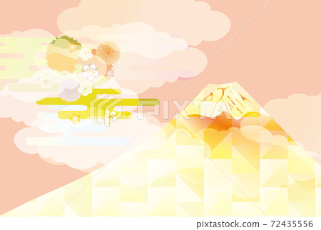 Beautiful Japanese image background illustration of Mt. Fuji, Japan Beautiful Japanese image background illustration of Mt. Fuji, Japan 72435556