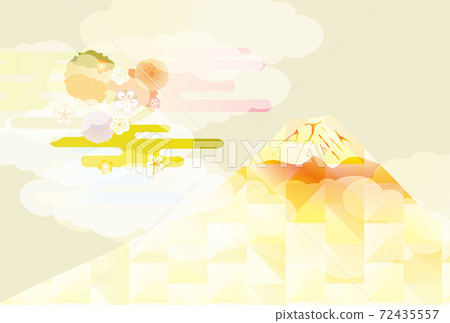 Beautiful Japanese image background illustration of Mt. Fuji, Japan Beautiful Japanese image background illustration of Mt. Fuji, Japan 72435557