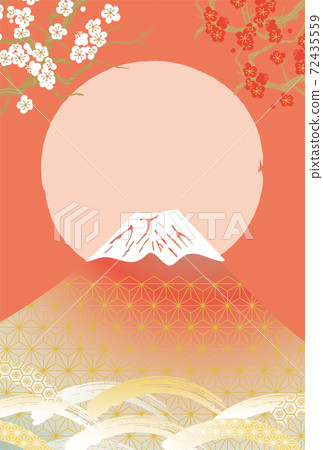 Beautiful Japanese image background illustration of Mt. Fuji, Japan Beautiful Japanese image background illustration of Mt. Fuji, Japan 72435559