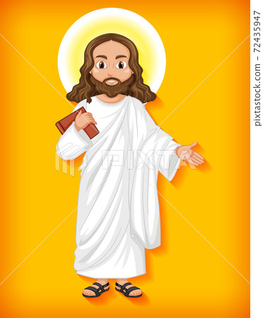 Isolated jesus cartoon character - Stock Illustration [72435947] - PIXTA