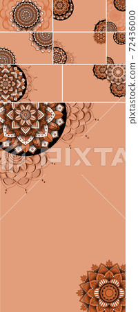 Beautiful mandala design background 72436000