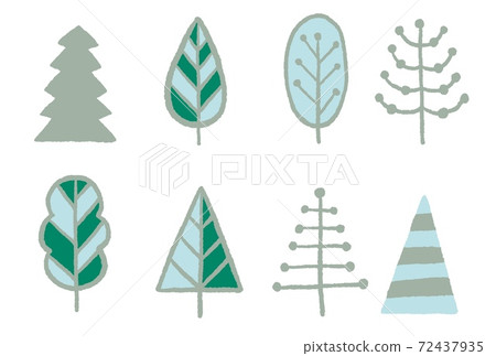 樹的插圖素材 72437935