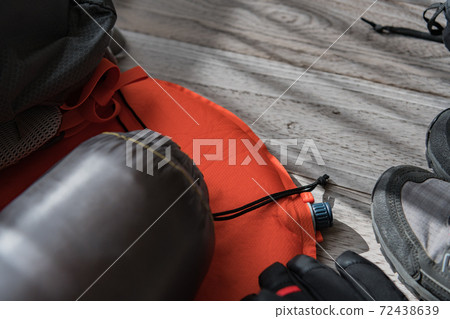 Outdoor Goods Wood Grain Background Sleeping Mat 72438639