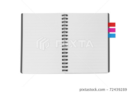 notebook isolated 72439289