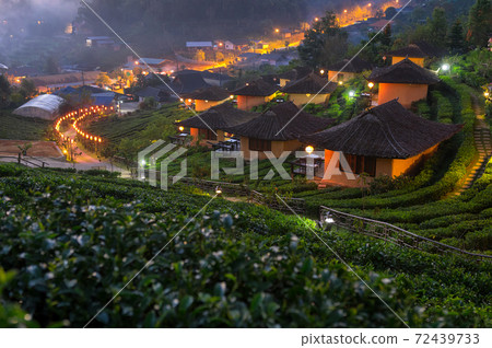 Sunrise at Ban Rak Thai. 72439733