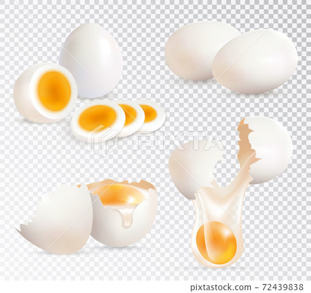Eggs Realistic Set Eggs Realistic Set 72439838