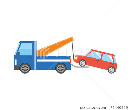 清障車運載的汽車的圖像 72440229