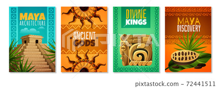 Maya Civilization Cartoon Posters 72441511